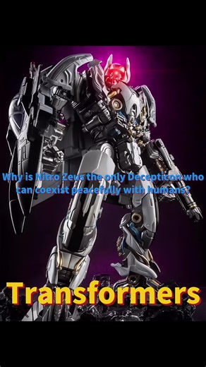 Why is Nitro Zeus the only Decepticon who can coexist peacefully with humans #transformers #foryou #fyp #movie