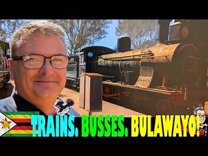 The BEST Bus in All of Africa? CAG Tours Harare to Bulawayo and a SPECIAL Rail Museum! Zimbabwe!