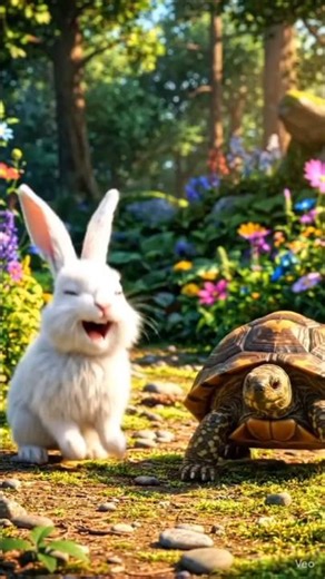 Slow and Steady Wins the Race 🐢✨ | Cute Animal Story for Kids