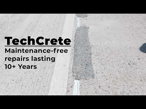 Fixing Concrete the EASY way | TechCrete mastic from Crafco