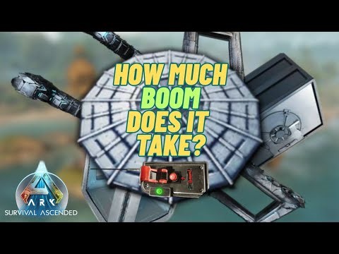 How much c4 does it take to destroy every structure in Ark Survival Ascended