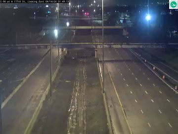 New video captured on an ODOT camera shows the moment a corvette crashed into a guardrail on I-90 at West 117th. Cleveland EMS says the driver was killed.