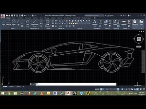 How to design car in AutoCAD (हिन्दी) tutorial