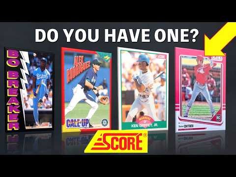 50 Most Valuable SCORE Baseball Cards - Many Worth $1,000+