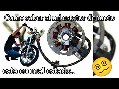Fallas de un ESTATOR de MOTO en mal estado