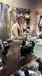 26K views · 159 reactions | No factory, no welding — just tradition. Watch as an aluminium sheet is carefully crafted into a bucket by hand on a vintage lathe with only simple tools. #HandmadeProcess #BucketMaking #Craftsmanship #VintageLathe #AluminiumCraft | Creators Craft | Facebook