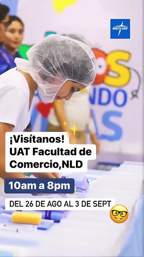 27K views · 62 reactions | ¡Ven y visita nuestro stand interactivo en UAT Facultad de Comercio, NLD!  | Medline Mexico | Facebook