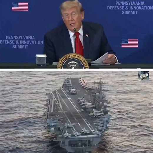 JUST NOW: U.S. President Trump just dropped a bombshell revelation that the 'Islamic Republic of Iran' attacked a U.S. aircraft carrier with 111 missiles.TRUMP: "111 missiles shot a few weeks ago were launched by our lovely friends from Iran, they were aimed at the Abraham Lincoln, which is a beautiful aircraft, by the way... Out of the 111 missiles shot, 111 were knocked into the sea."
