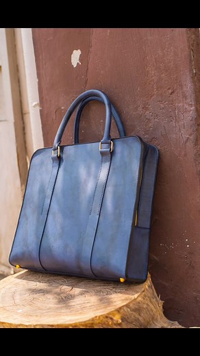 Handmade Leather Briefcase – Crafted with Love