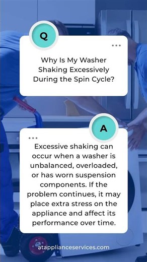 Washer Shaking Too Much? Here's What Could Be Wrong. #appliancerepair #yumaaz #repairtips