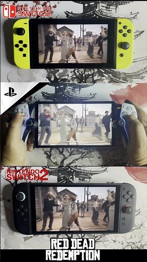 Red Dead Redemption | Switch VS Switch 2 VS PS Portal| Graphics Comparison#shorts