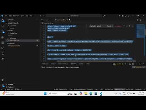Python App Service Deployment PT