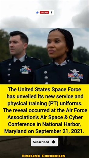 The United States Space Force has unveiled its new service and Physical Training (PT) Uniforms.