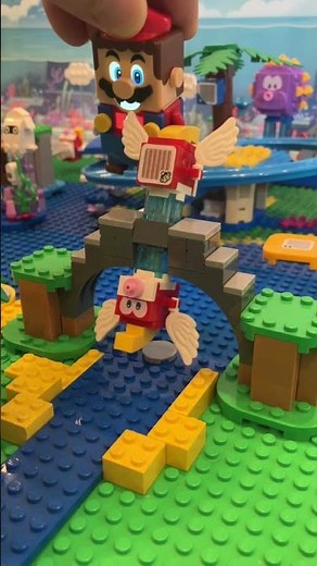 Cheep Cheep VS LEGO Mario