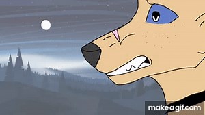 Werewolf Transformation Animation Flipaclip on Make a GIF