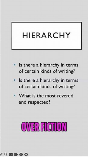 Fiction vs. Nonfiction #books