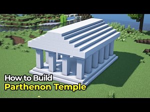 How to Build the Parthenon Temple 🏛 || Minecraft Building Tutorial 🇬🇷