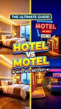Hotel vs Motel - Difference Between Hotel and Motel