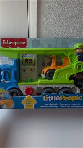We are obsessed with this new Fisher Price Little People release: Load and Roll Hauler