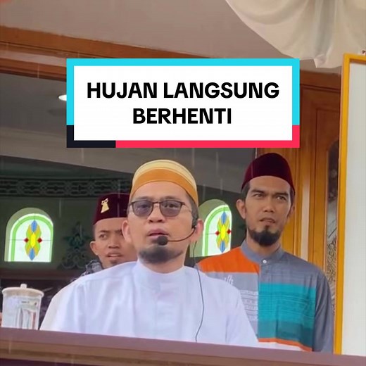 Doa Agar Hujan Langsung Berhenti – Seketika Hujan Berhenti UAH