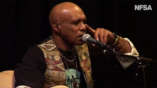 One of Australia’s most influential and cherished singer-songwriters, the late Archie Roach shared stories of loss, love and healing through his exceptional musical talents. A Gunditjmara and Bundjalung Senior Elder, Archie was also an accomplished author and dedicated human rights campaigner who– along with his partner in music and life, Ruby Hunter – paved the way for generations of Australian storytellers. In this excerpt from ‘Singing His Story: Archie Roach in Concert’ (2007), Archie explai