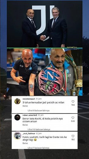 PELATIH NYA MUTER MUTER DOANG😭#lucianospalletti #napoli #seriea