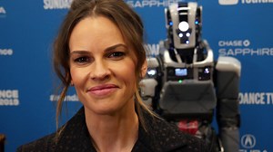 Hilary Swank on Sunrise