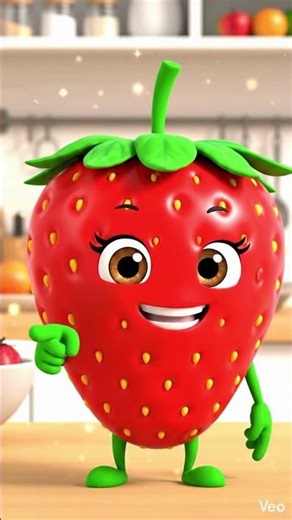 “Talking Strawberry Reveals 5 Surprising Health Benefits! 🍓✨ | Fun & Quick!”