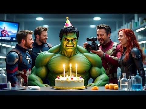 HULK’S CRAZY BIRTHDAY VLOG 🎂 | Avengers Party Goes Wild! | Iron Man, Thor, MCU Fun – PART 2