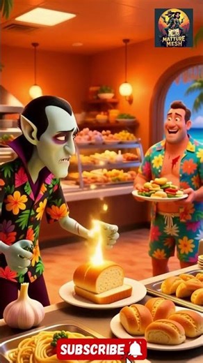 🌞🧛 “Vampire Works a Day Shift… Chaos Ensues!” 😂 #youtubeshorts