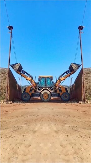 JCB backhoe mirror review 😲💥🔥 #bulldozer #jcbvideo #automobile #jcb #tractor #farming