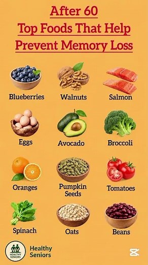 After 60: 12 Foods That Help Prevent Memory Loss Naturally