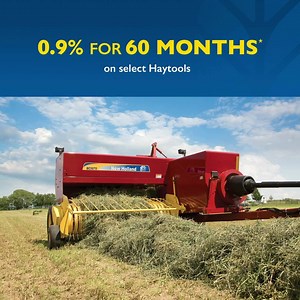 80K views · 497 reactions | Calling all Hay-Makers! Choose 0% for 48 months or .9% for 60 months on select New Holland haytools. Offer ends September 30th! | New Holland Agriculture | Facebook