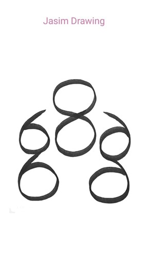 Draw a bear 🐻 using the 8 number #artwork #drawingideas #shorts