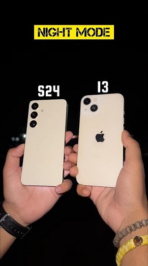 iPhone 13 vs Samsung s24 night mode test