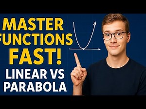"Grade 12 Functions Made Easy | Linear & Parabola Masterclass 🚀"| Part 1