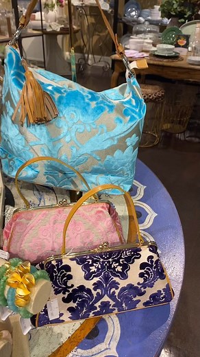 Brand new handbags for spring accessorizing! Come lunch and shop with us on this rainy day - lots of new in the store! #newarrivals #springhandbag #springaccessories #shreveportgiftshop | Lewis Gifts