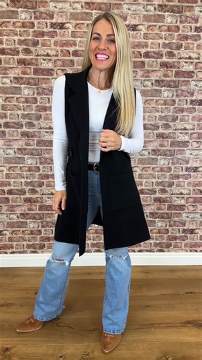 Temecula Waist Jacket 💕 A timeless layering piece that adds instant polish to any outfit. Our Brand New! Temecula Waist Jacket brings together effortless sophistication and modern tailoring. * Viscose/ Modal-blend fabric * Buttery soft material * Gorgeous tight knit * Sleek lapel collar for a smart, elevated look * Functional front pockets * Button detailing on both sides * Longline silhouette — perfect over shirts, jumpers & Tops Recommended fit: up to UK 14/16 Shop Now ❤️ Apacheshops.com ❤️ |
