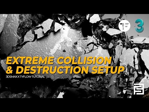 Extreme collision & Destruction | 3dsmax x Tyflow tutorial