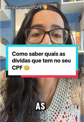 Neste vídeo rápido e direto ao ponto eu explico 2 formas básicas de consultar as dívidas que existem no seu CPF 🧐 #dividas #cpf