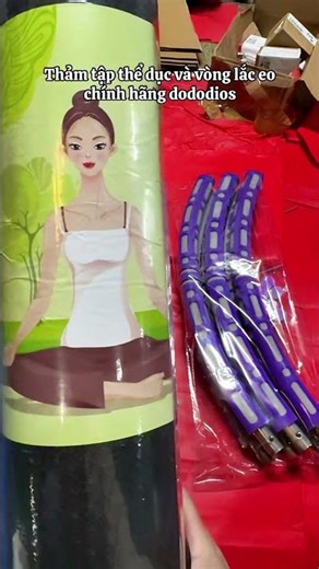 Authentic Dododios exercise mat and hula hoop