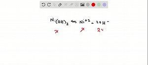 SOLVED:Suppose the molar solubility of nickel hydroxide, Ni(OH)2, is x M . Show that Ks p for nickel hydroxide equals 4 x^3.