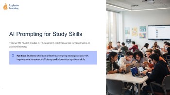 AI Prompting for Study Skills Teacher PD Toolkit Grades