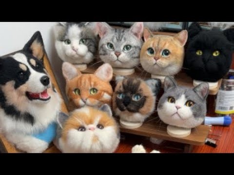 Ever wondered how wool turns into adorable cat? ?Let's Needle Felt!