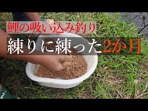 【鯉釣り】吸い込みの餌学んだ2か月。練り餌師になりたいと心から思う