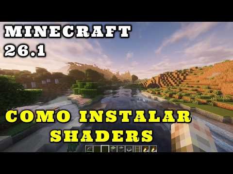 COMO INSTALAR SHADERS MINECRAFT 26.1 Tiny Takeover java edition