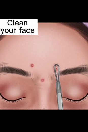 Keep your face clean,or you’ll get pimples #fyp #animation #tiktok #foryou #stopmotionanimation #asmr #cartoon #clean