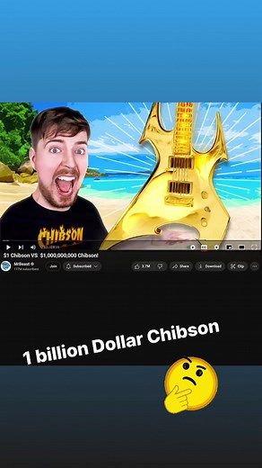 8.6K views · 96 reactions | Mr. Beast Of Burden #chibson #chib #mrbeast #guitar #guitarist #guitarplayer | Chibson USA | Facebook