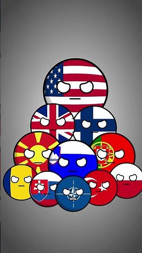 NATO vs BRICS #countryballs