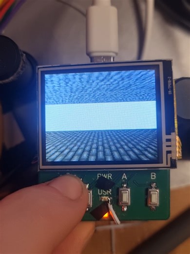Textured floor & ceiling with LOD distance fading. 4.2ms render time. No GPU. Just C. #gamedev #embedded #raycasting #retrographics #indiedev